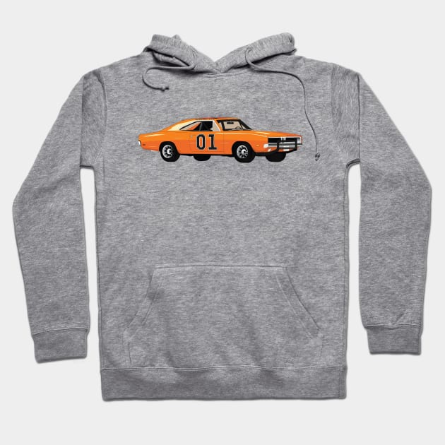 Dodge General Lee Hoodie by kindacoolbutnotreally